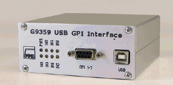 GPI nach USB Umsetzer ( 8 GPI's via Optokoppler) , frei Programmierbar